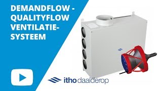 Itho Daalderop Hoe werkt het DEMANDFLOW amp QUALITYFLOW ventilatiesysteem  Ventilatielandnl [upl. by Anid]