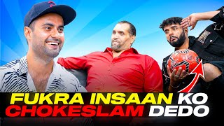 Asking funny Things from THE GREAT KHALI ft ​⁠FukraInsaan [upl. by Dirraj530]