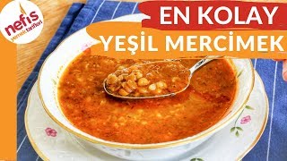 EN KOLAY💯10 DAKİKADA⏰ YEŞİL MERCİMEK ÇORBASI TARİFİ [upl. by Luy81]