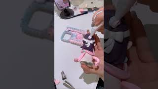 Decoden a chinese style cute phone case for girls by handmade [upl. by Madlin]