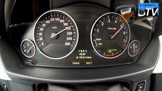 2014 BMW 316i 136hp Touring  0200 kmh acceleration 1080p [upl. by Ardie]