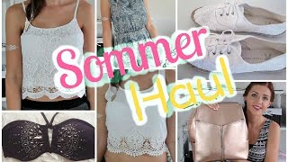 XXL SOMMER FASHION HAUL 2015 ❤ HampM  Primark  Calzedonia  New Look [upl. by Aenahs794]