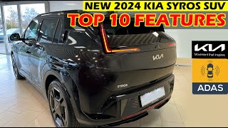 2024 NEW KIA SYROS SUB 4m SUV 💥 TOP 10 FEATURES ✅ [upl. by Marylou]