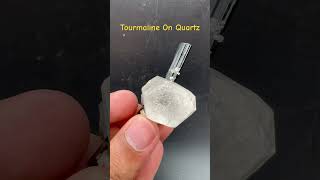 🌴Tourmaline On Quartz 🌴 crystals gemstone quartz aqumarine tourmaline [upl. by Bass233]