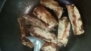 pork ribs salpicao [upl. by Kcired]