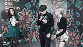 JUNGKOOK AND LISA ON ONE STAGE TOGETHER [upl. by Polad]