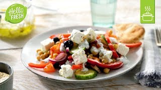 Griechischer Bauernsalat  Griechischer Salat  HelloFresh [upl. by Crystie454]