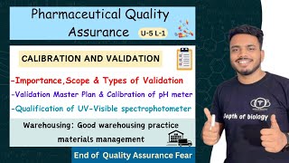 Calibration amp Validation  validation master plan  Qualification of UVVisible  Good warehousing [upl. by Ettevol]