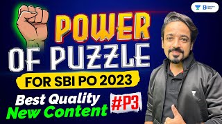 Power of Puzzle for SBI PO 2023  Reasoning by Puneet Sir [upl. by Adniled]