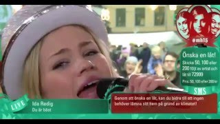 Ida Redig  Du är bäst  Live ✰ Musikhjälpen 2015 ✰ [upl. by Feodora]