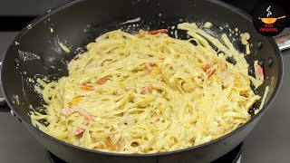 ПАСТА С КРЕВЕТКАМИ в сливочном соусе песто  PASTA WITH SHRIMP [upl. by Anemix]