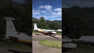 Alda Air PKDLT Take Off from Karubaga Airstrip Papua shorts youtubeshorts yearofyou [upl. by Lamond499]