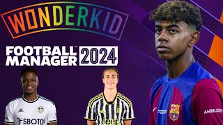 Football Manager 2024 Wonderkids amp Genç Oyuncular [upl. by Attiuqaj]