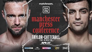 Josh Taylor Vs Jack Catterall 2 Manchester Launch Press Conference [upl. by Vincenz]