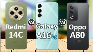 Xiaomi Redmi 14C vs Samsung Galaxy A15 5G vs Oppo A80 [upl. by Liahcim]