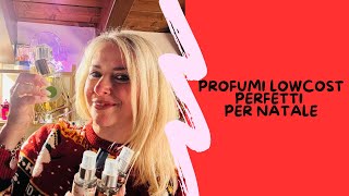 4 PROFUMI LOWCOST PERFETTI PER NATALE 🎄 [upl. by Siclari629]