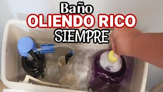 BAñO Oliendo perfumado SIEMPRE Tricks and hacks para el bano [upl. by Ggerg]