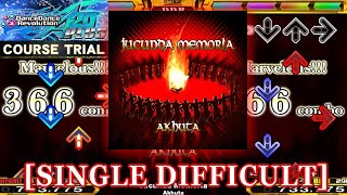 【DDR A20 PLUS】 Jucunda Memoria SINGLE DIFFICULT 譜面確認＋クラップ [upl. by Nets]