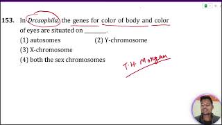 In Drosophila the genes for color of body and color of eyes are situated on [upl. by Northey]