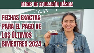 📅 Últimos Pagos de Becas 2024 Fechas Confirmadas y Montos 💰becasbenitojuarez [upl. by Oiramd]