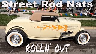 NSRA Street Rod Nationals 2024 quotRolln Out Saturdayquot [upl. by Ahsyt]