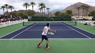 Thanasi Kokkinakis amp Nick Kyrgios  IW Practice Court Level 60fps [upl. by Justina227]