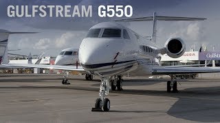 Tour the Gulfstream G550 Business Jet – AIN [upl. by Adnwahsar764]