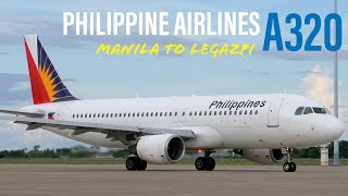 TRIP REPORT  Philippine Airlines A320 Manila to Legazpi [upl. by Dimo]