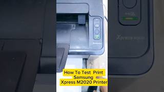 Samsung xpress M2020 test print without Computeramplaptop Easy processshortsvideo shorts printer [upl. by Cutcheon]