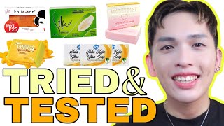 MY FAVORITE WHITENING SOAP BRANDS IN THE PHILIPPINES TRIED AND TESTED SIR LAWRENCE [upl. by Raamal669]