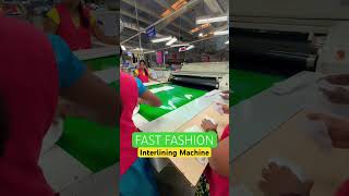 fastfashion fast fashion interlining fusing fusingmethod heat process processvideo youtube [upl. by Brink]