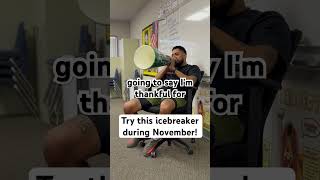 Try this icebreaker for November education funny teachercertification teachereducation [upl. by Stanwood]