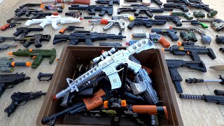 A lot of Realistic weapons and Rifles  Box Full of Toy Guns [upl. by Tierney]