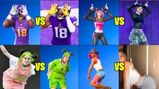 50 BEST FORTNITE ICON SERIES DANCES IN REAL LIFE [upl. by Eissalc]