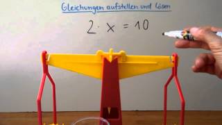 Mathe Basiswissen Kl8 Teil 2 von 7 Gleichungen aufstellen und lösen [upl. by Sucram]