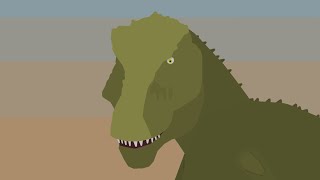 Tarbosaurus VS Tyrannosaurus Rex The Final Battle The Dino King  Pivot Animator [upl. by Yoc]