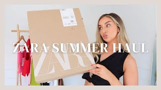 ZARA HAUL amp TRY ON SUMMER  JUNE 2024 [upl. by Meerek216]