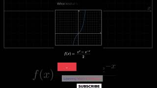 Animation video Hyperbolic function expression Mathematics Sinhx function [upl. by Doner]