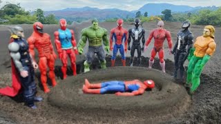 AVENGERS SUPERHERO STORY  MARVELS SPIDERMAN 2 VS HULK CAPTAIN AMERICA VS THOR VENOM VS SPIDEY Z2 [upl. by Boothe304]