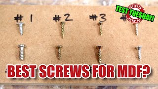 What are the best screws for MDF face grain [upl. by Ientruoc]