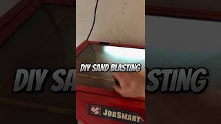 Testing my 50 2nd 🤚 sand blaster 👀 trending entertainment media blasting [upl. by Onivag]