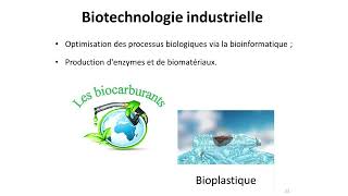 La bioinformatique au service de la biotechnologie  Vers une synergie innovante [upl. by Carrew325]