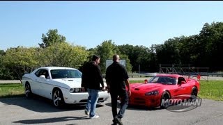 Dodge Viper amp Dodge Challenger SRT8 Ralph Gilles drafts MotoMan for Targa Newfoundland 2011 [upl. by Pember745]