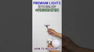 How To Install Wall Lights ❤️ Shop for quotPREMIUM LIGHTSquot 🔥 WhatsApp 918368947498 ❤️ lights shorts [upl. by Ronel190]