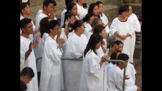 More Indonesian Pilgrims Songs at Yardenit Baptismal Site Israel [upl. by Ani494]