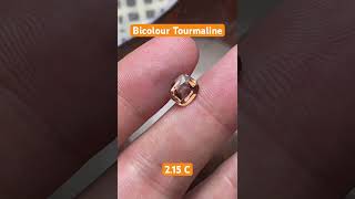 Bicolour Tourmaline 💎 foryou gemstones youtubeshorts reels tiktok rare [upl. by Ekenna503]