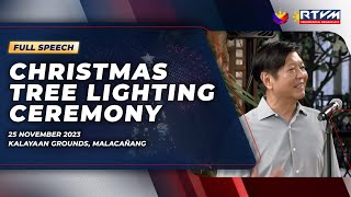 Christmas Tree Lighting Ceremony Speech 11252023 [upl. by Moguel537]