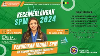 WEBINAR ULANGKAJI DAN TEKNIK MENJAWAB SOALAN PENDIDIKAN MORAL KERTAS 1 [upl. by Ayhdnas]