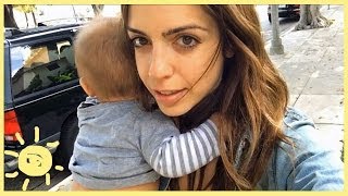 ELLE  DAY IN LIFE of YouTuber breastfeeding mom of 2 [upl. by Oinotnanauj939]