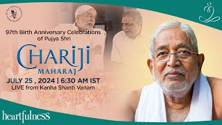 97th Birth Anniversary of Pujya Shri Chariji Maharaj  25 July 2024  630 AM IST  Chariji  Daaji [upl. by Christian370]